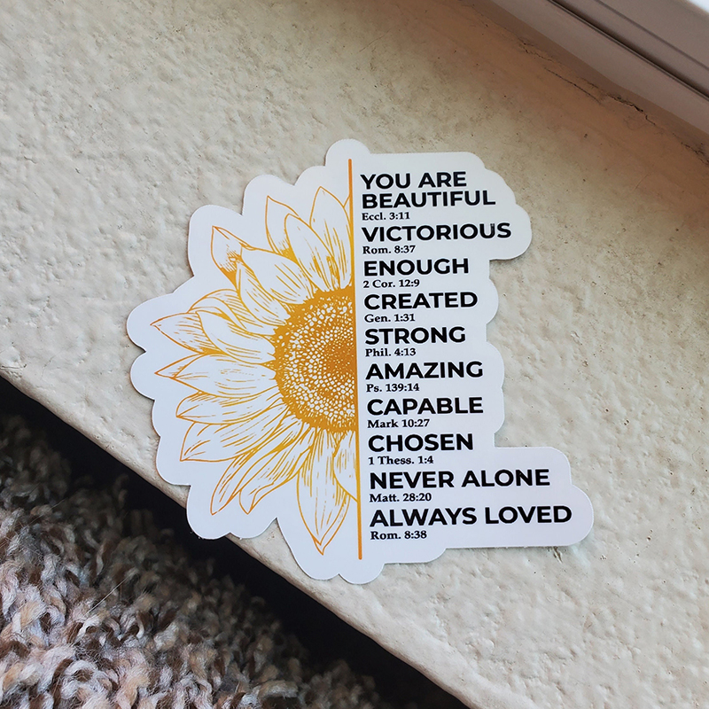 You Are Beautiful Victorious Teacher Stickers