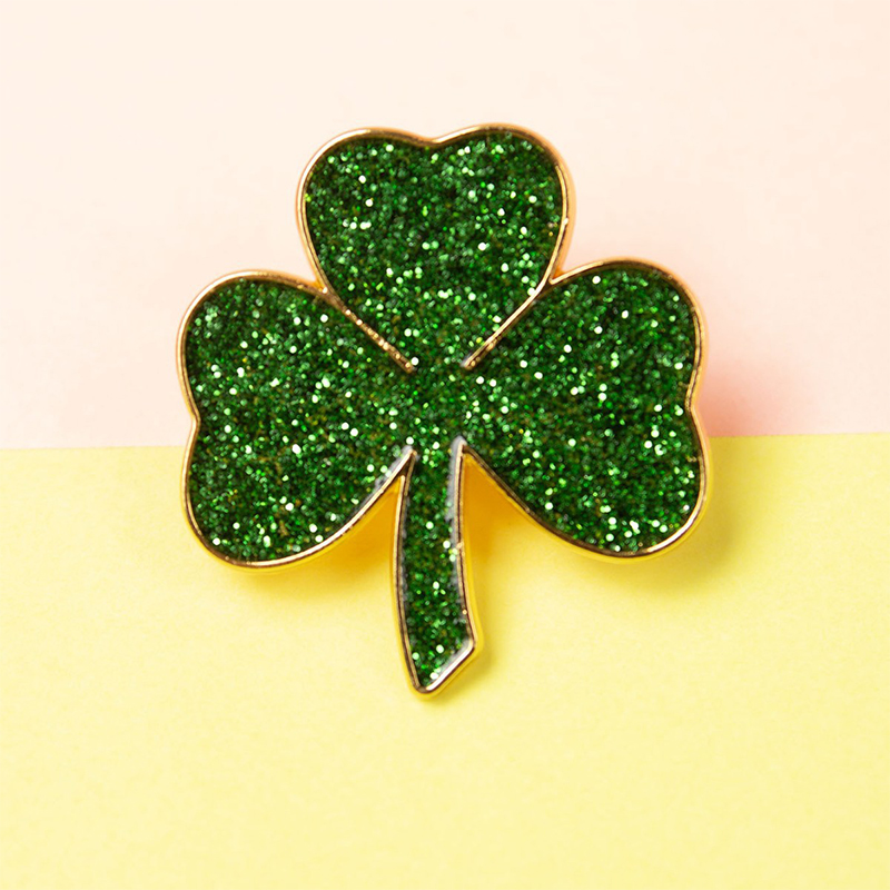 Irish Shamrock Teacher Pin
