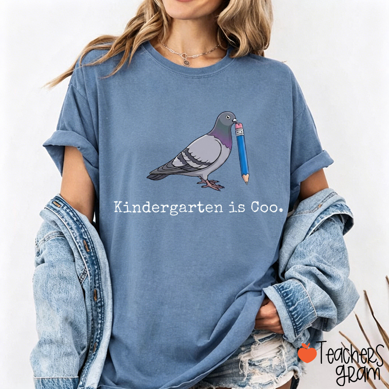 Personalized Grade Pigeon Pencil Funny Text Teacher T-Shirt