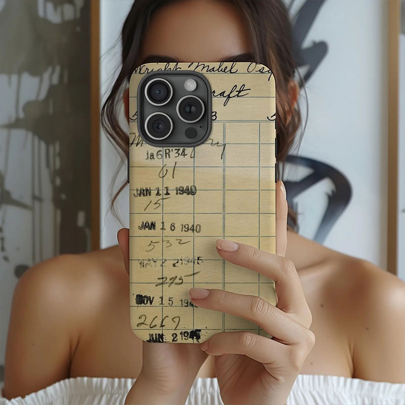 Library Card Teacher Phone Case
