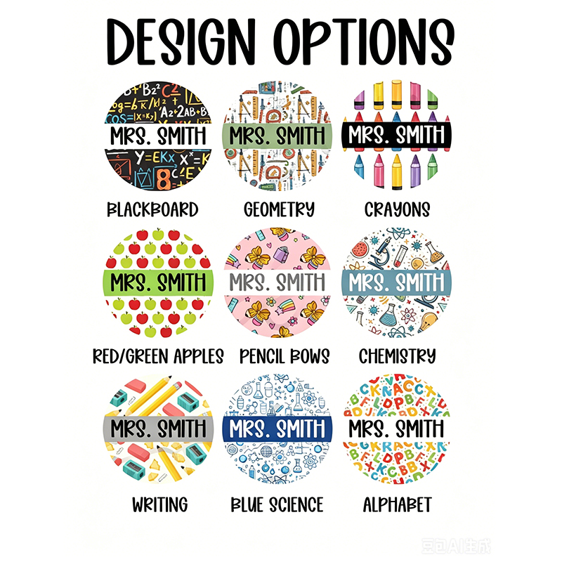 Personalized School Stuff Teacher Coasters