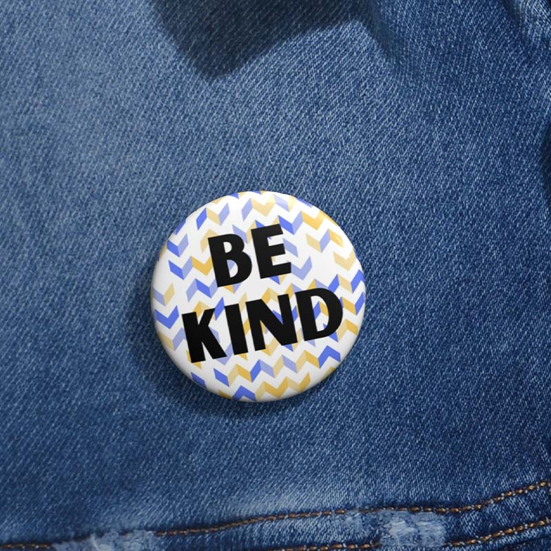Down Syndrome Awareness Be Kind Teacher Pinback Button