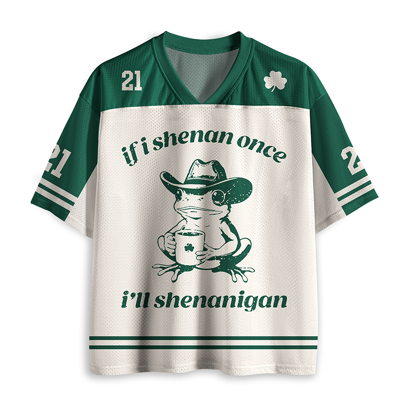 Personalized If I Shenan Once I'll Shenanigan Teacher Mesh Jersey