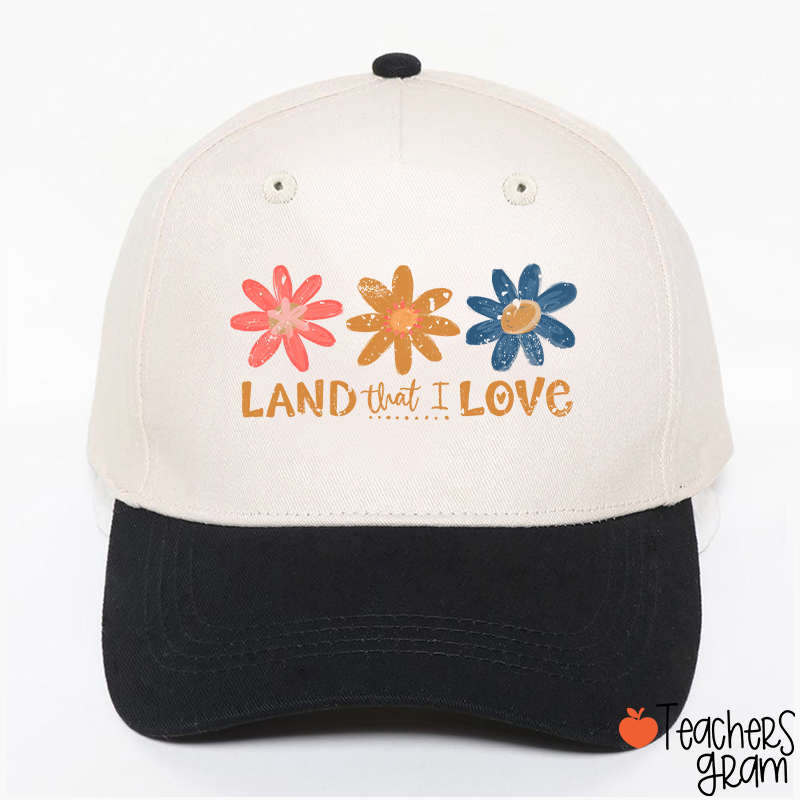Land That I Love Teacher Baseball Cap