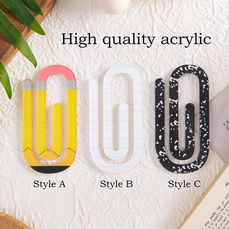 Personalized Jumbo Paper Clip Teacher Bookmark