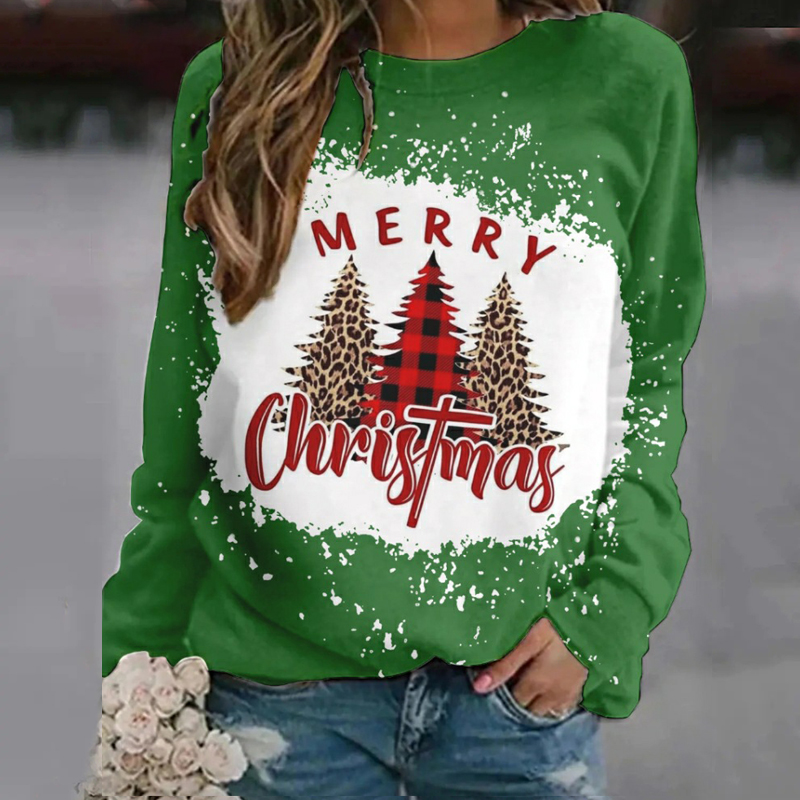 Merry Christmas Teacher Printed Sweatshirt