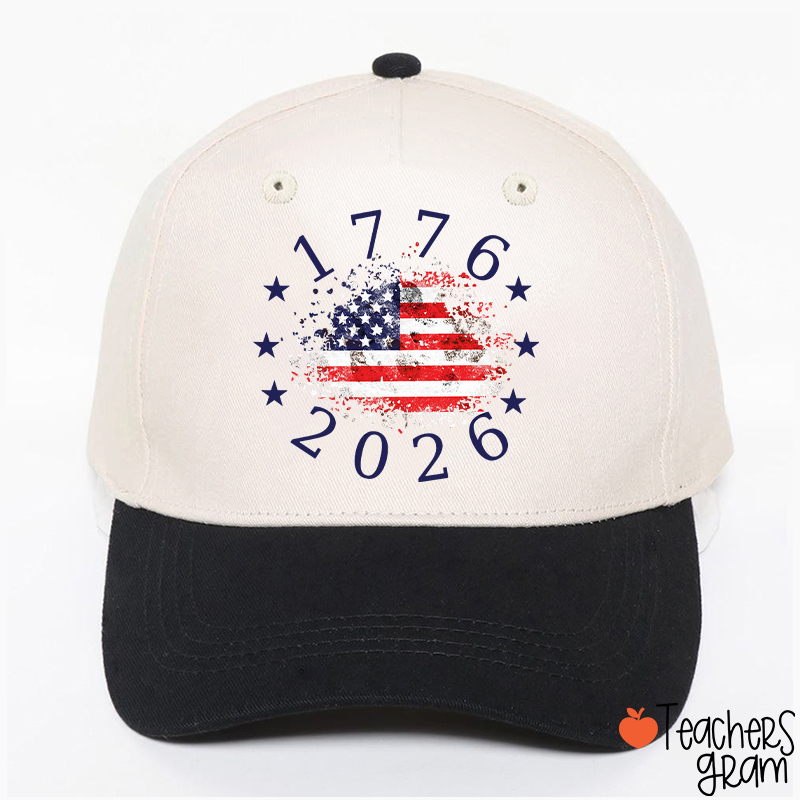 USA 250th Anniversary 1776-2026 Teacher Baseball Cap