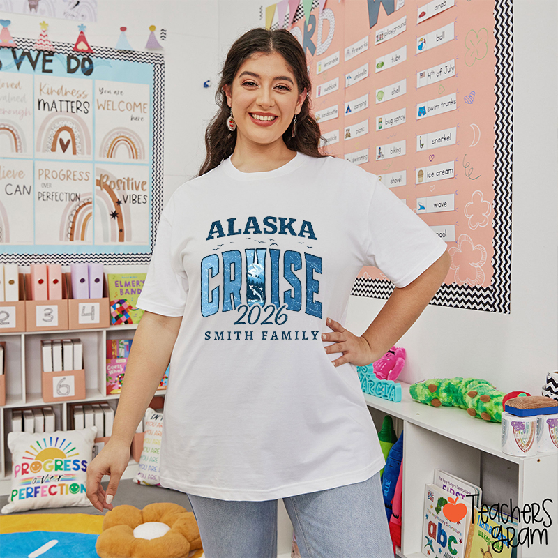 Personalized Alaska Cruise Teacher T-Shirt