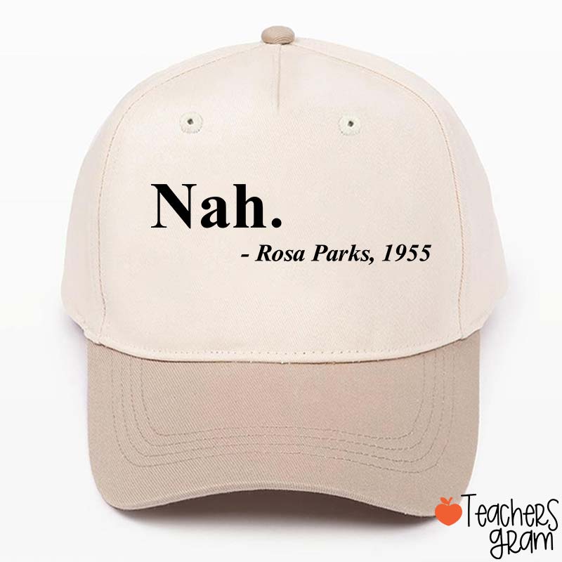 Nah Black History Teacher Baseball Cap