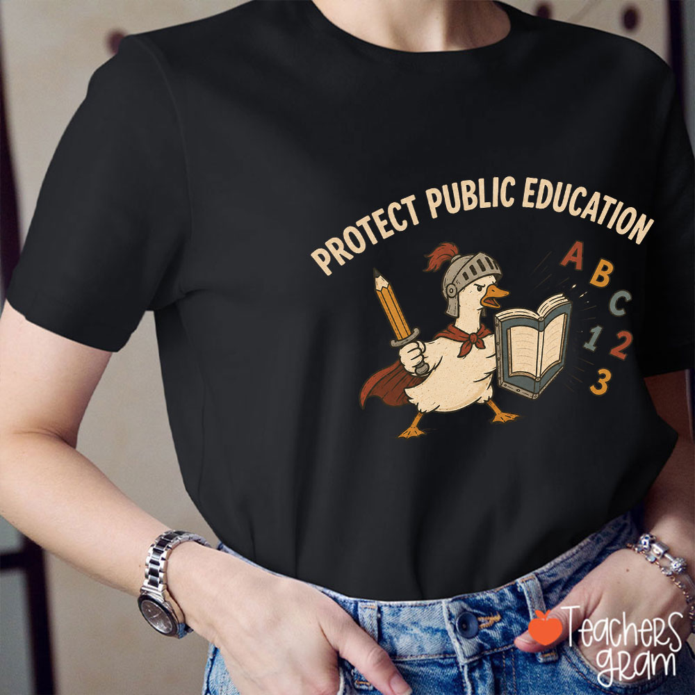 Protect Public Education Teacher T-Shirt