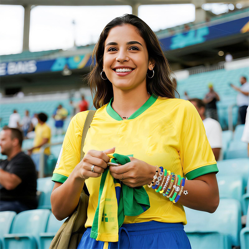 Soccer Lover Teacher Metal Bracelet