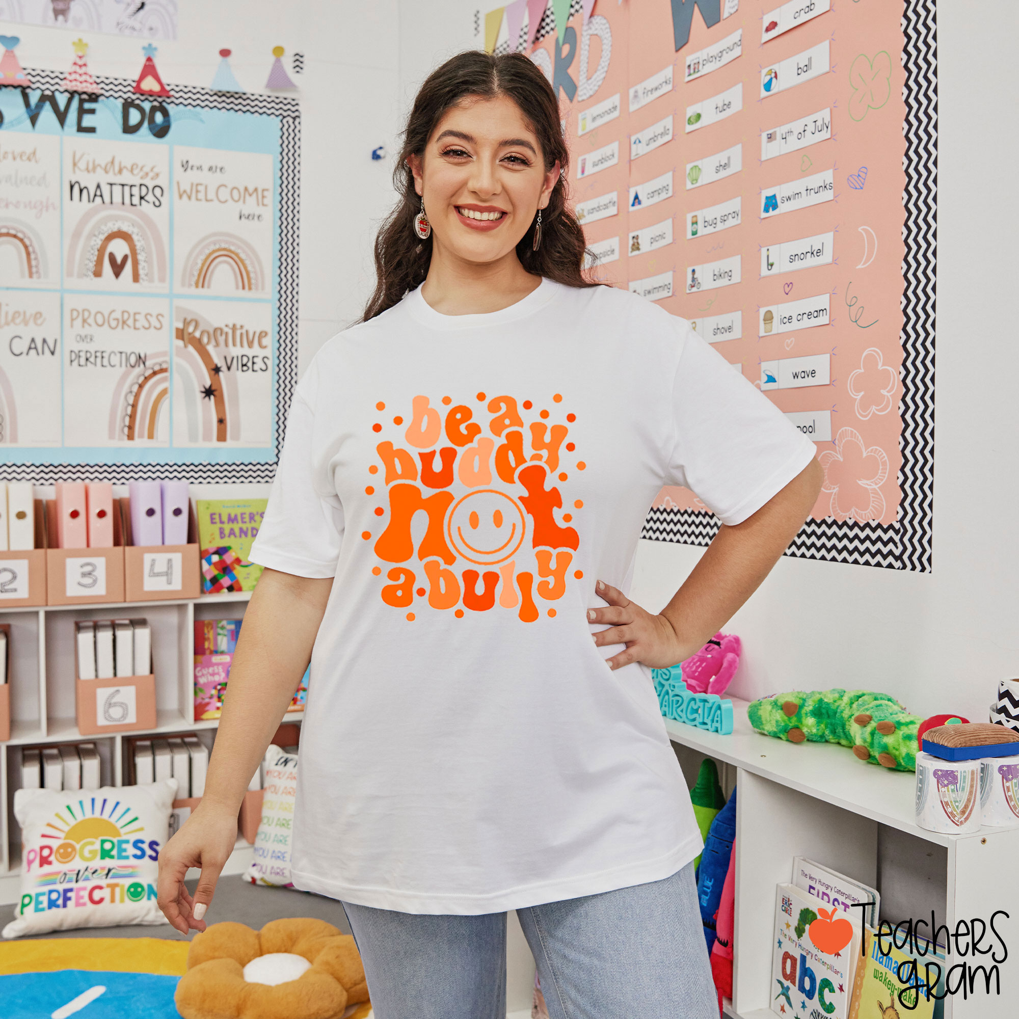 Be A Buddy Not A Bully End Bullying Teacher T-Shirt