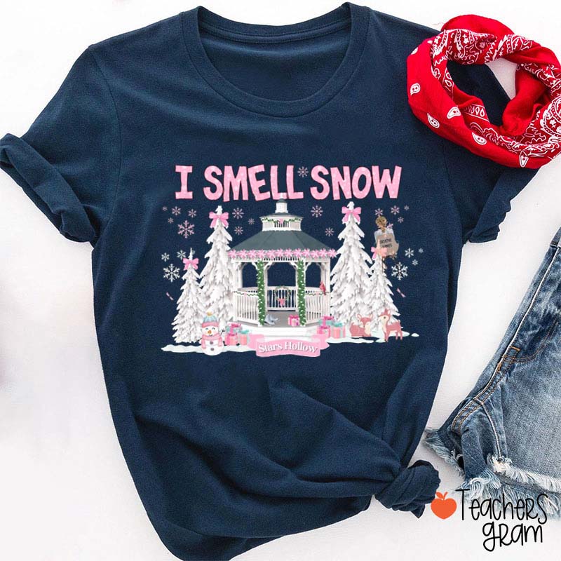 I Smell Snow Teacher T-Shirt
