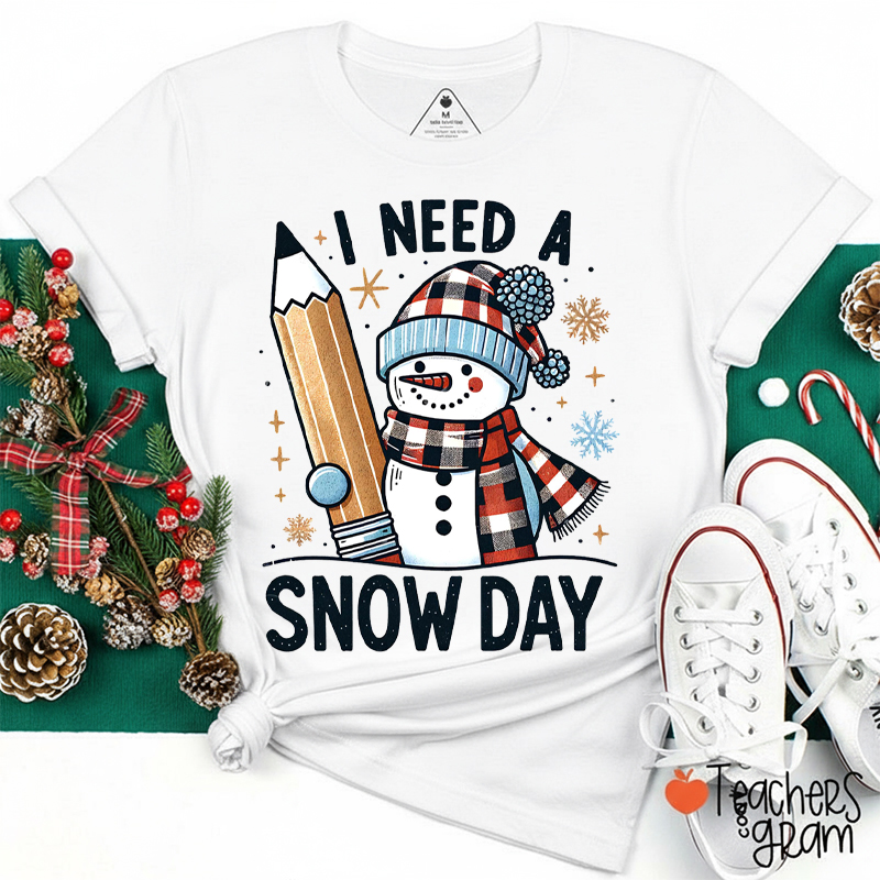 I Need A Snow Day Teacher T-Shirt