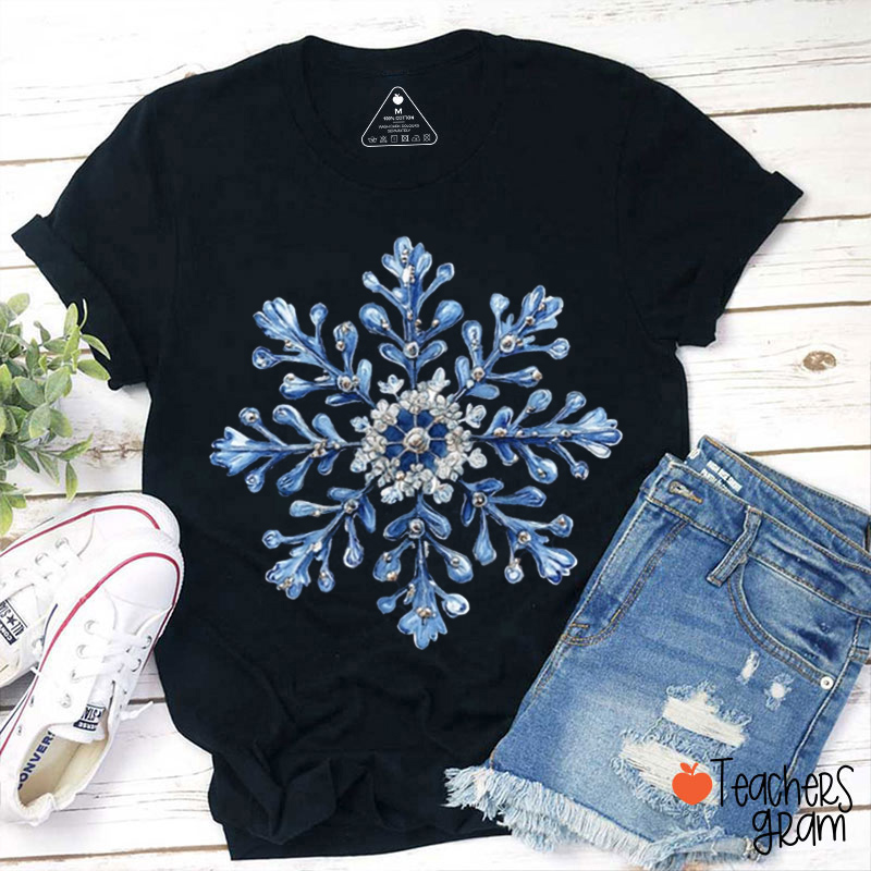 Beautiful Snowflake Teacher T-shirt