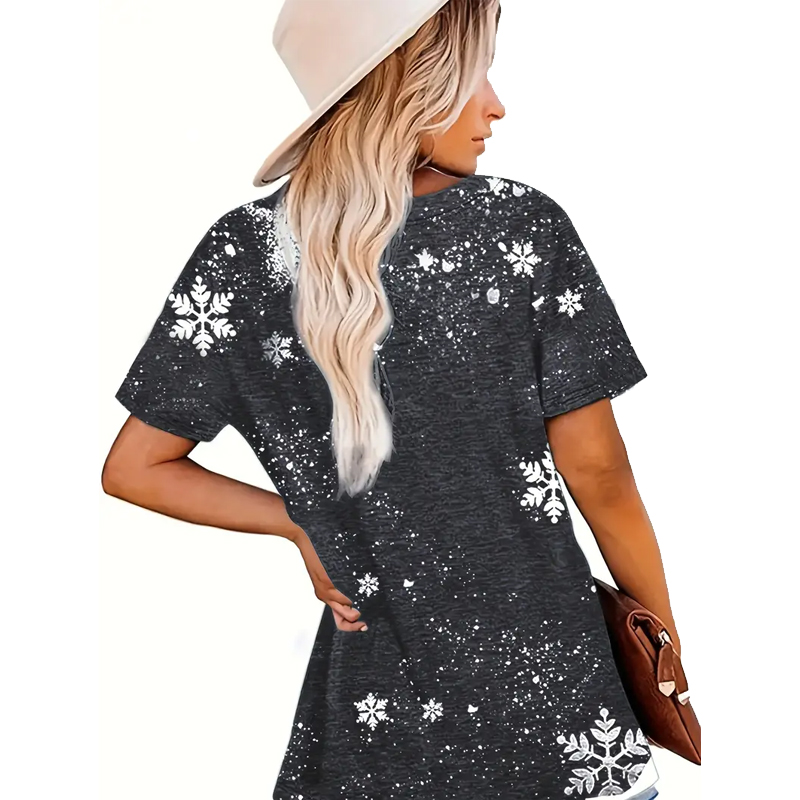Tis The Season Teacher Printed T-Shirt