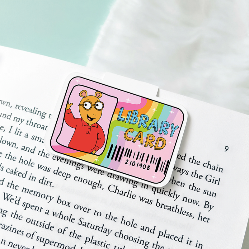 Little Boy Library Card Teacher Magnetic Bookmark