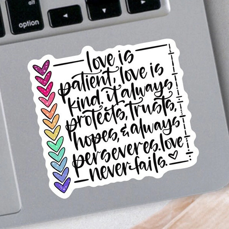 Love Is Patient Teacher Stickers