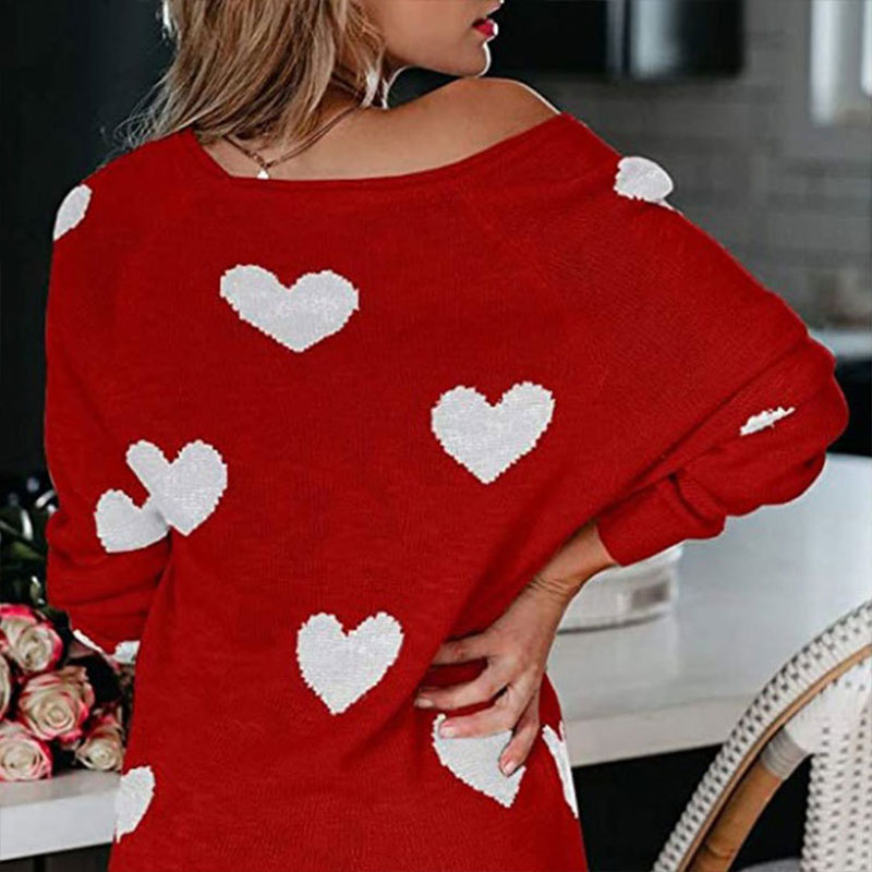 Oversize Love V-neck Sweater