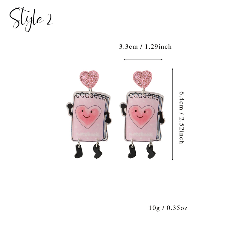 Cute Teacher Stuff Teacher Acrylic Earrings