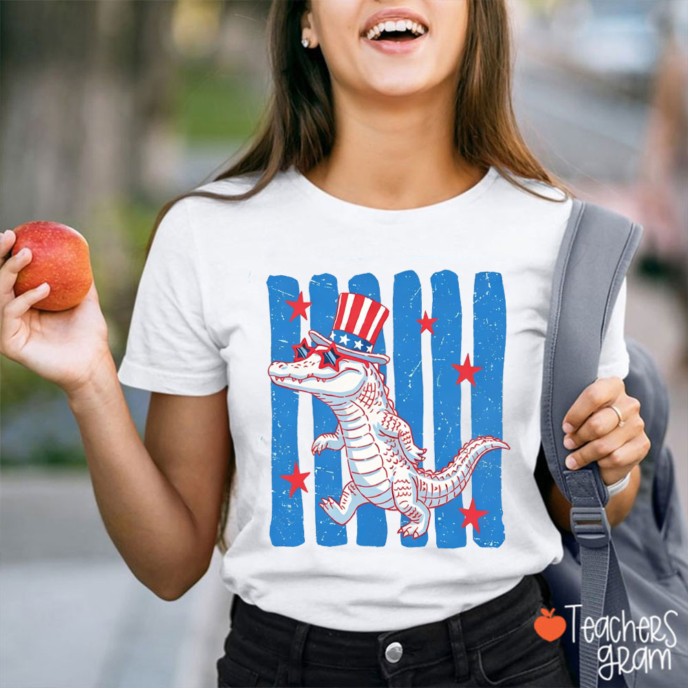 Later Gator Fourth Of July Teacher T-Shirt