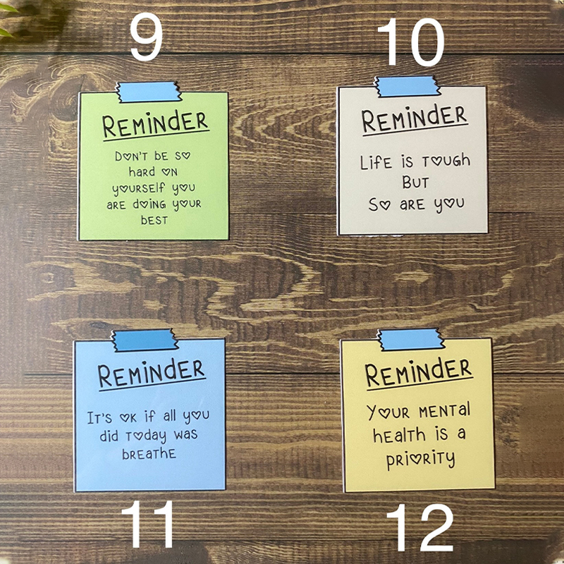 Mental Health Reminder Teacher Stickers