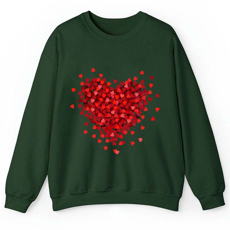 Let Love Fill Your Heart Teacher Sweatshirt