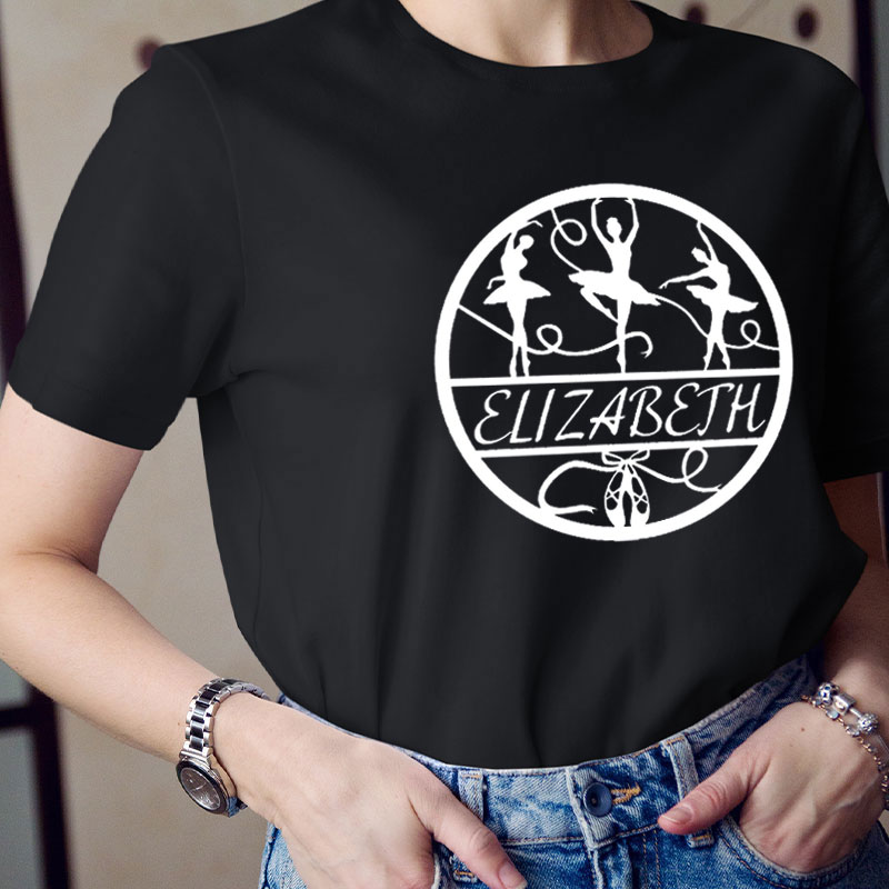 Personalized Ballet Dancer Teacher T-Shirt