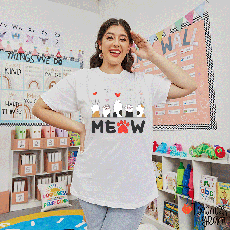 Meow Teacher T-Shirt