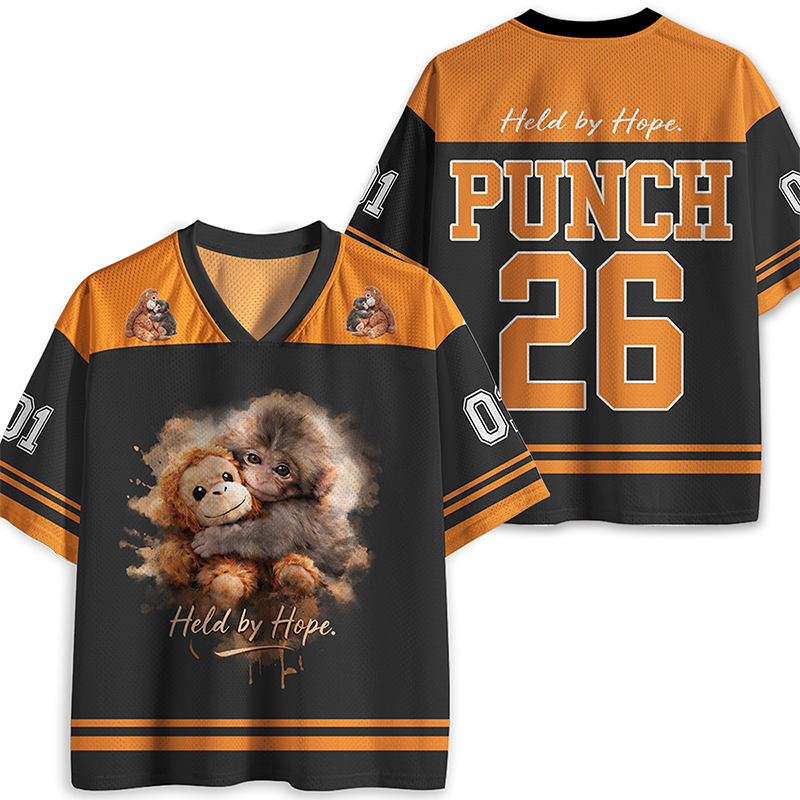 Personalized Held For Hope Monkey Teacher Mesh Jersey