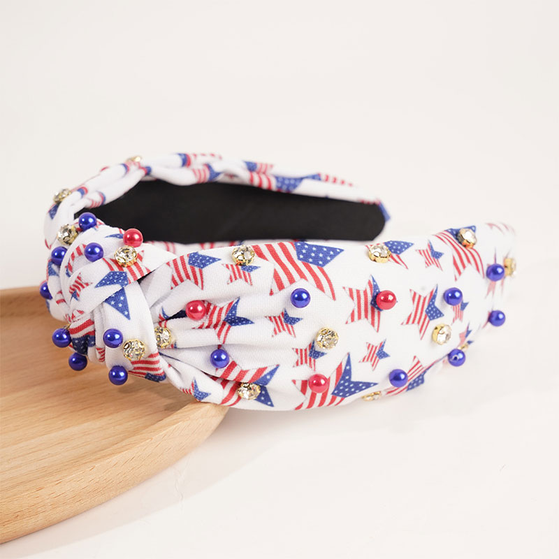 American Flag Teacher Headband