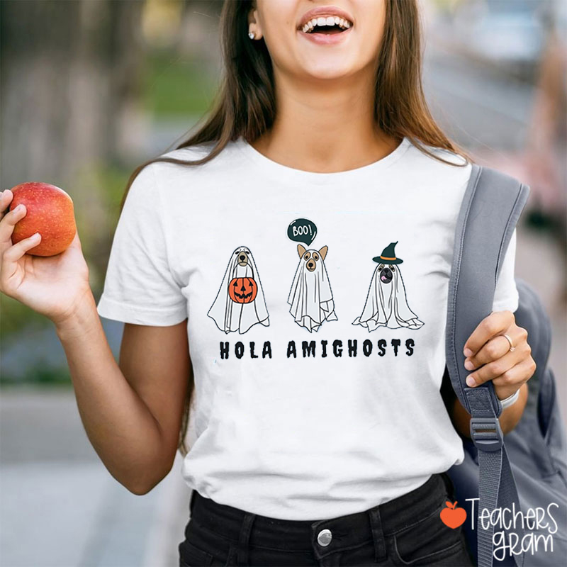 Hola Amighosts Spanish Teacher T-Shirt
