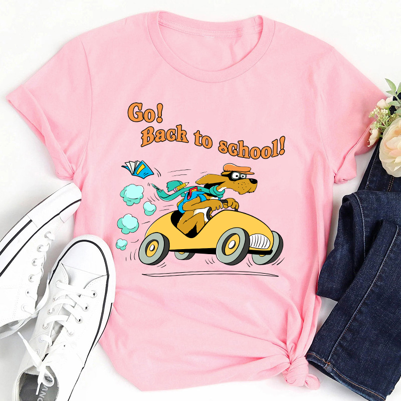 Go Dog Go Back To School Teacher T-Shirt