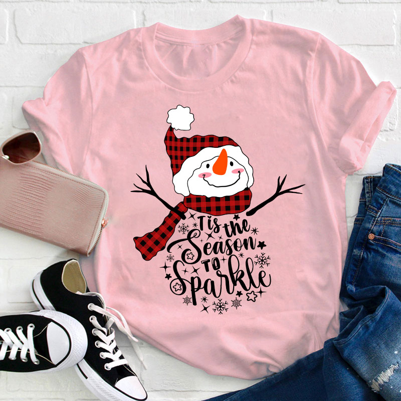 Tis The Season To Sparkle Teacher T-Shirt