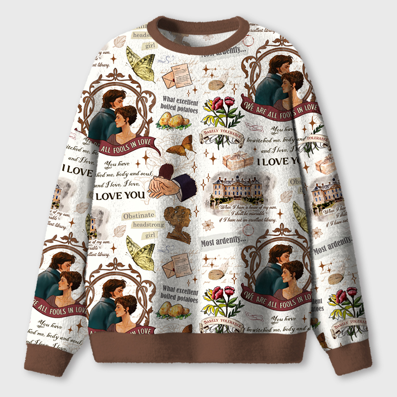 We Are All Fools In Love Teacher Ugly Fluffy Christmas Sweater