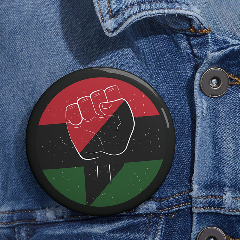 Juneteenth Teacher Pinback Button