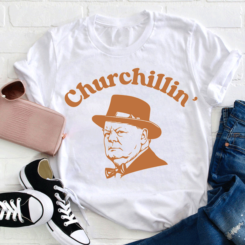 Winston Churchill Teacher T-Shirt