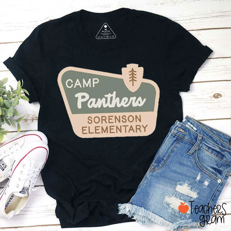 Personalized Nature Classroom Camp Teacher T-Shirt