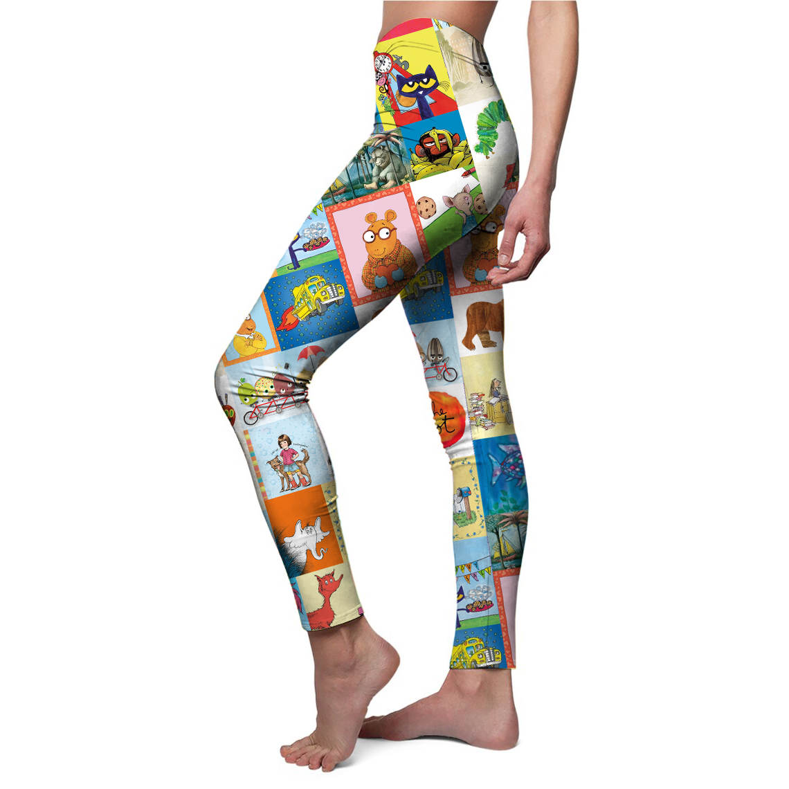I Still Read Children's Books Teacher Yoga Leggings