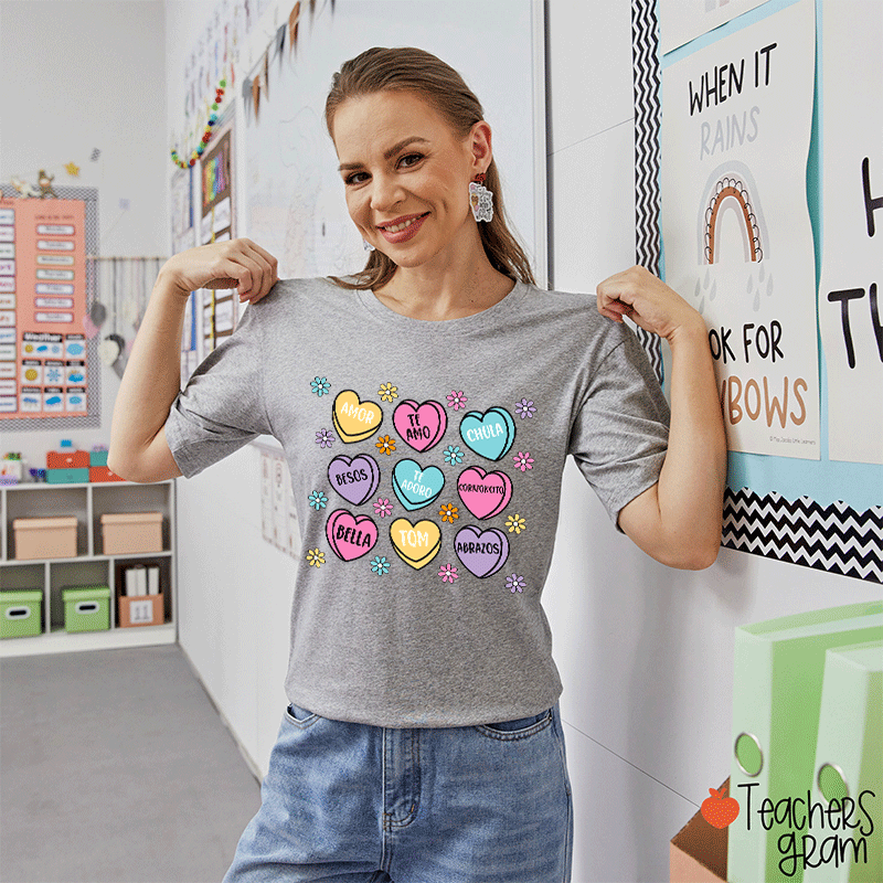 Amor Teamo Chula Spanish Teacher T-Shirt