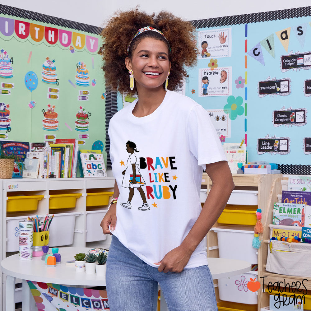 Brave Like Ruby Teacher T-Shirt