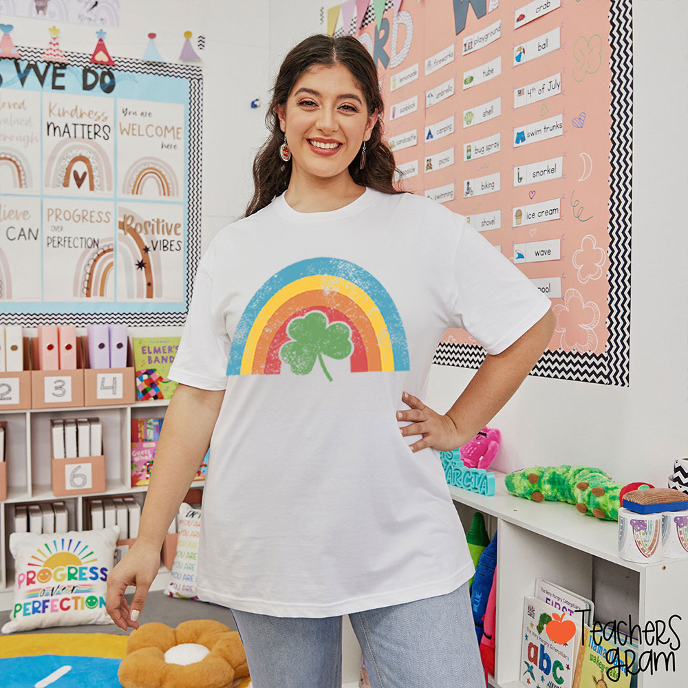 Lucky St Patricks Day Teacher T-Shirt