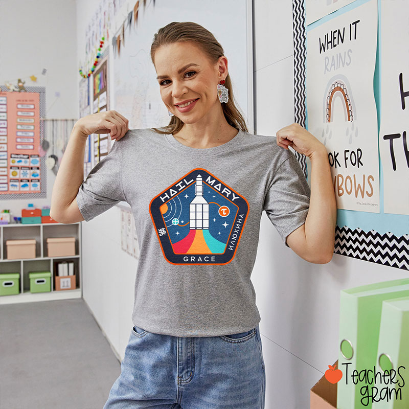 Sci-Fi Book Lover Teacher T-Shirt