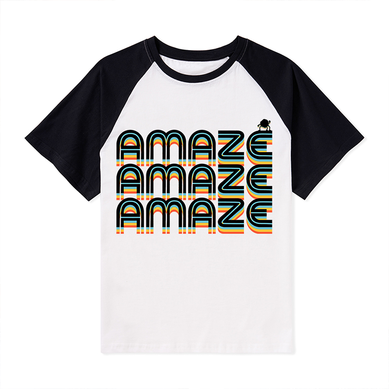 Amaze Stone Rainbow Teacher Raglan T-Shirt