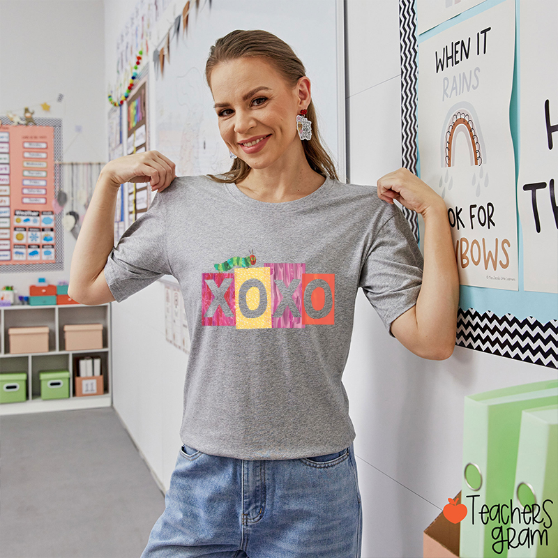 Xoxo Caterpillar Teacher T-Shirt