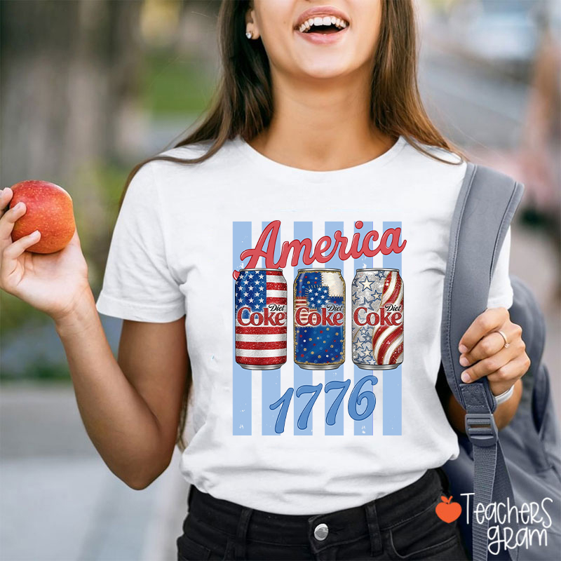 America 1776 Coke Teacher T-Shirt