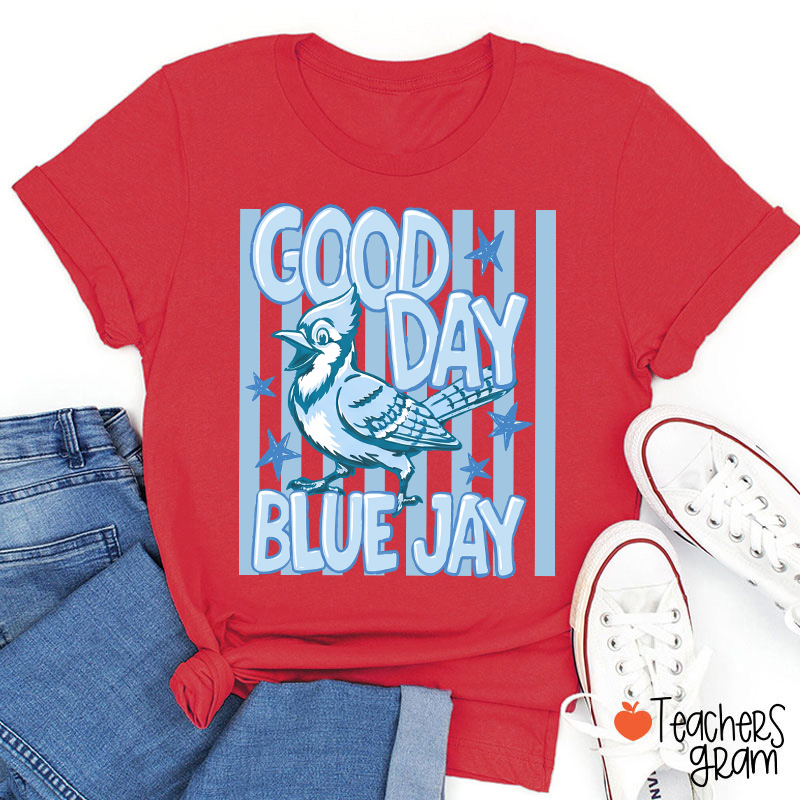 Personalized Retro Cute Animal Striped Frame Teacher T-Shirt