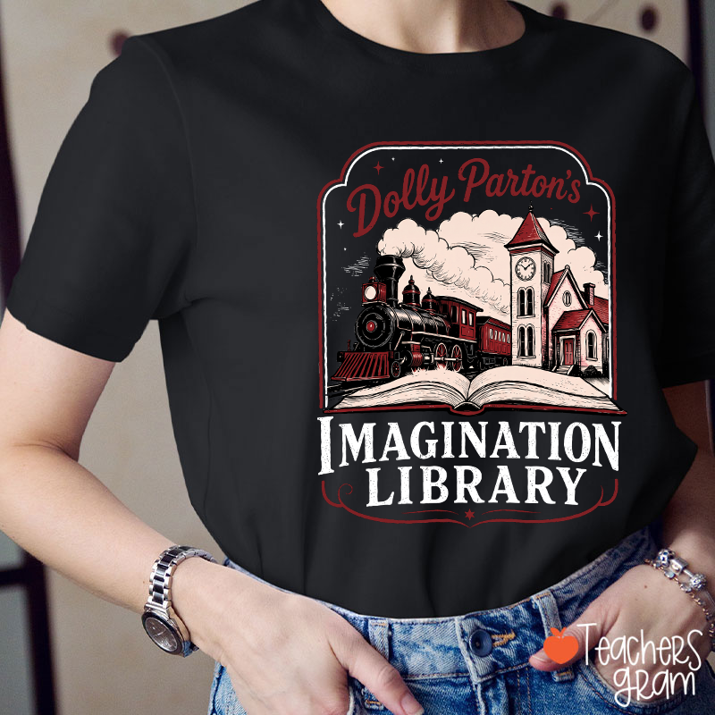 Dolly Parton's Imagination Library Teacher T‑Shirt