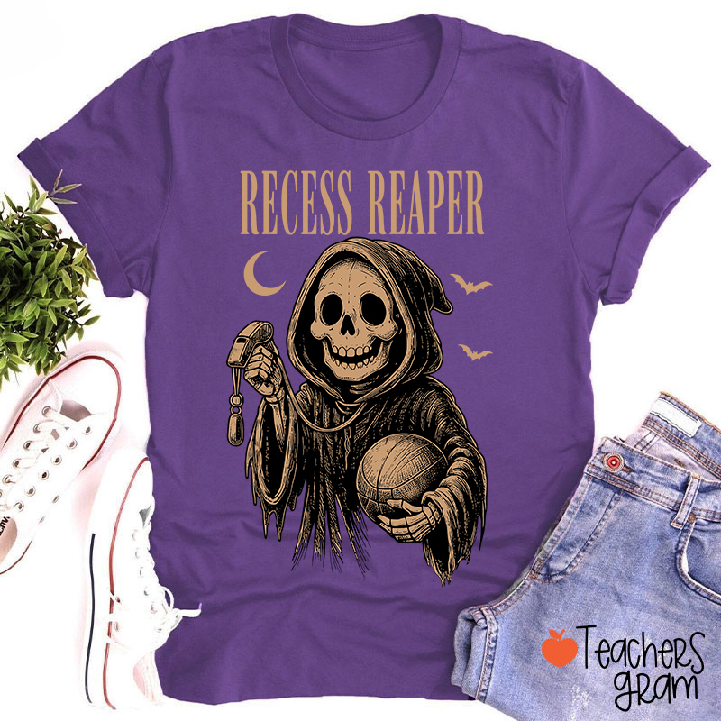 Personalized School Staff Vintage Halloween Vibes Teacher T-Shirt