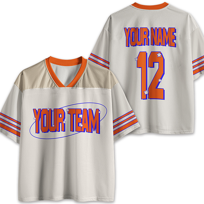 Personalized Team Name Circle Game Day Teacher Mesh Jersey